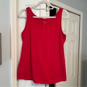 New Directions Red Weekend Tank Top